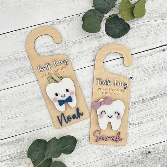 Personalized Tooth Fairy Door Hanger