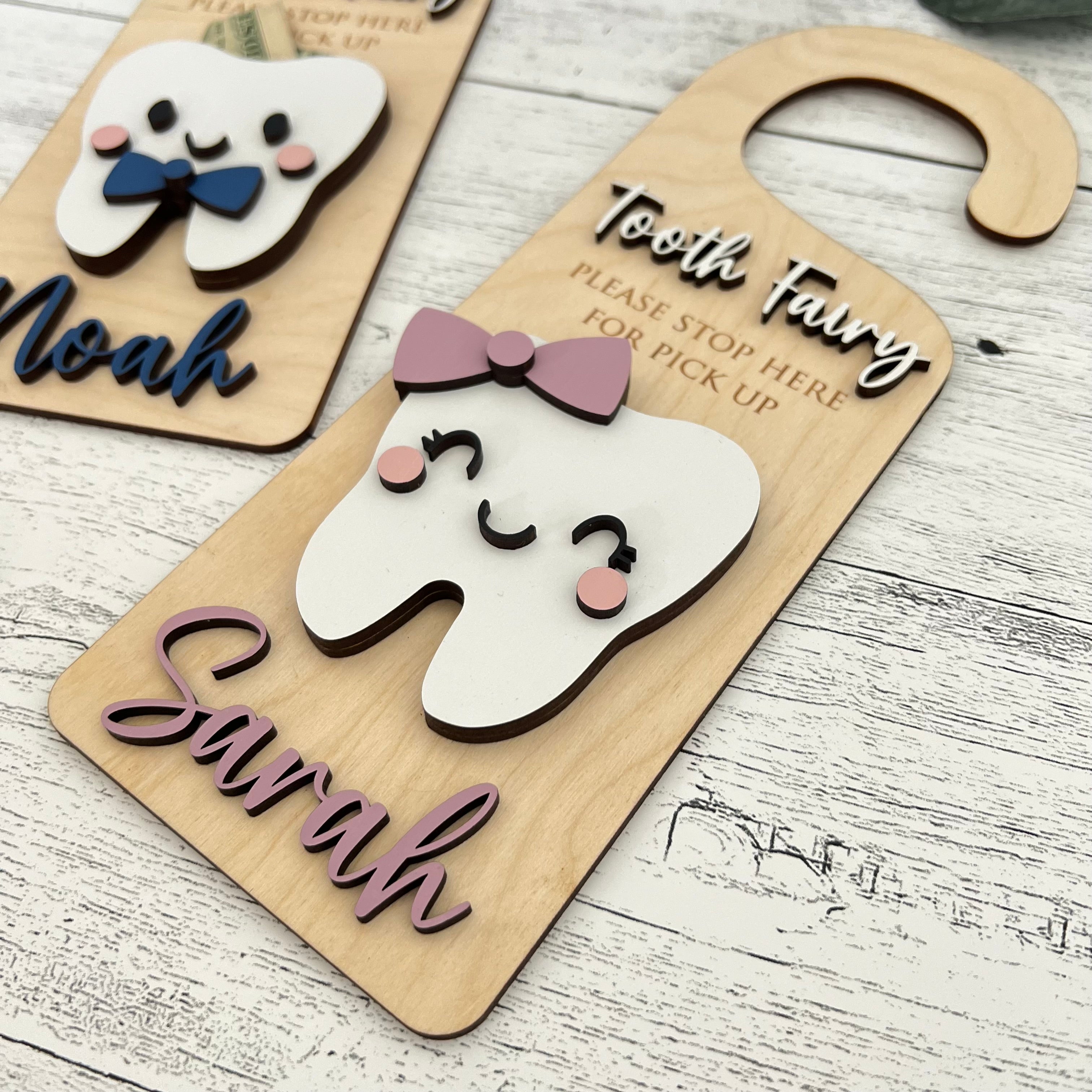 Personalized Tooth Fairy Door Hanger