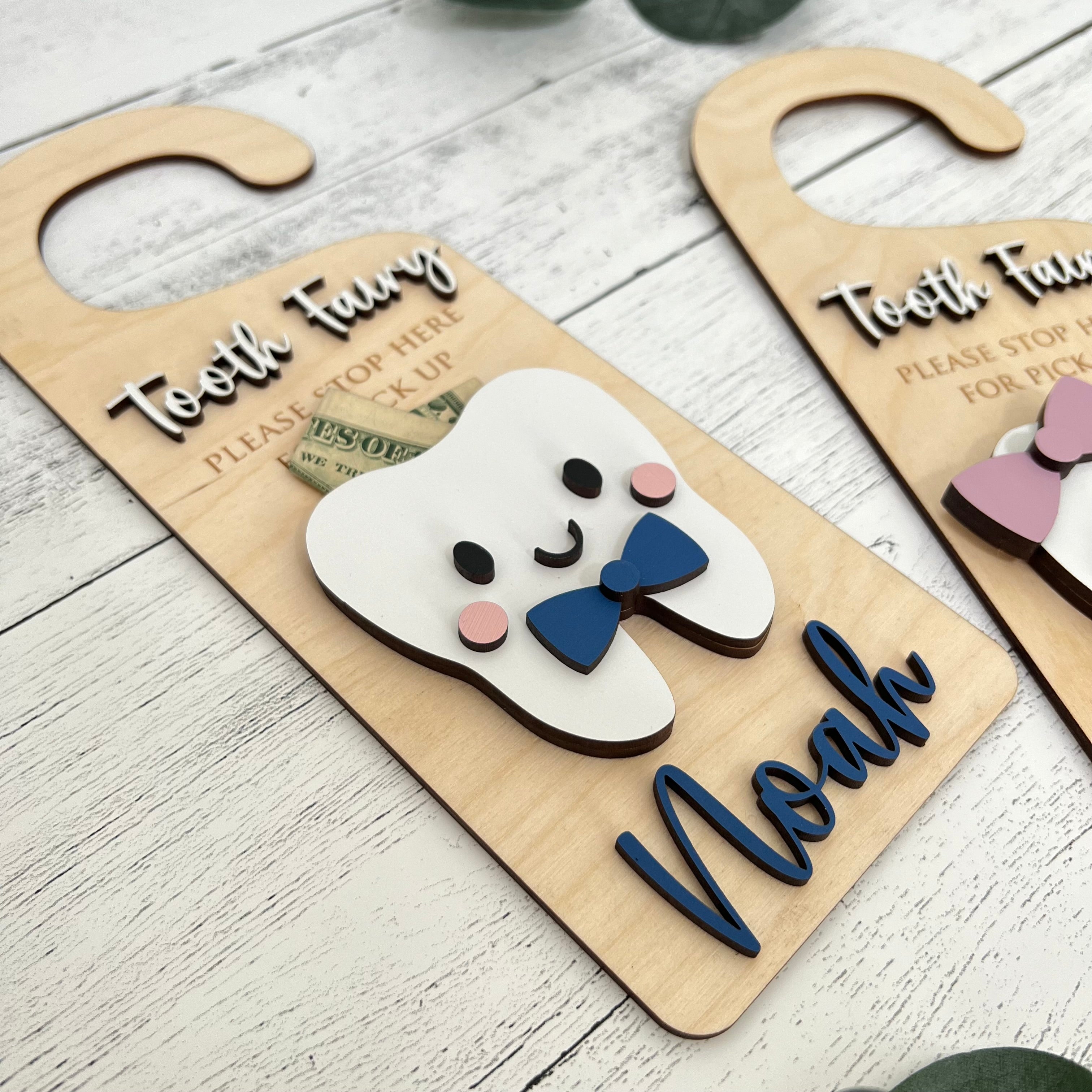Personalized Tooth Fairy Door Hanger