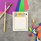 Personalized Sticky Note Holder