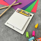 Personalized Sticky Note Holder