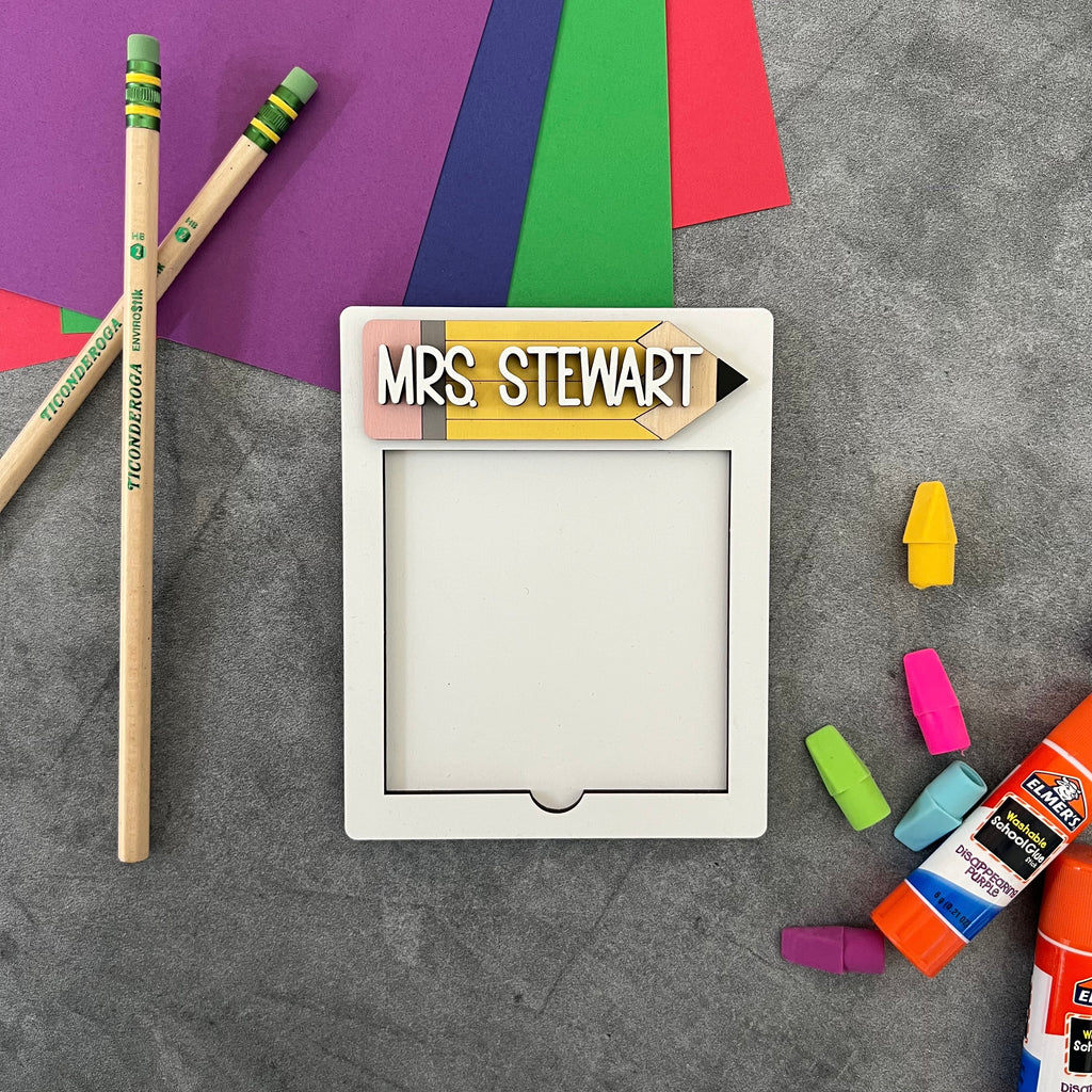 Personalized Sticky Note Holder