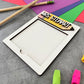 Personalized Sticky Note Holder