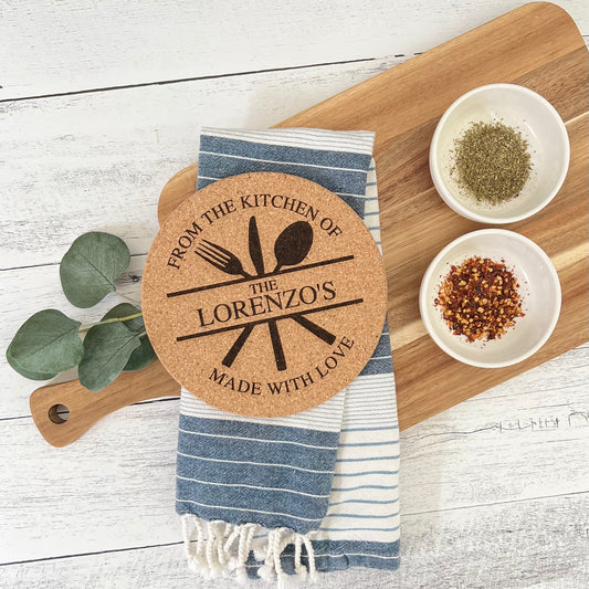 Personalized Cork Trivet