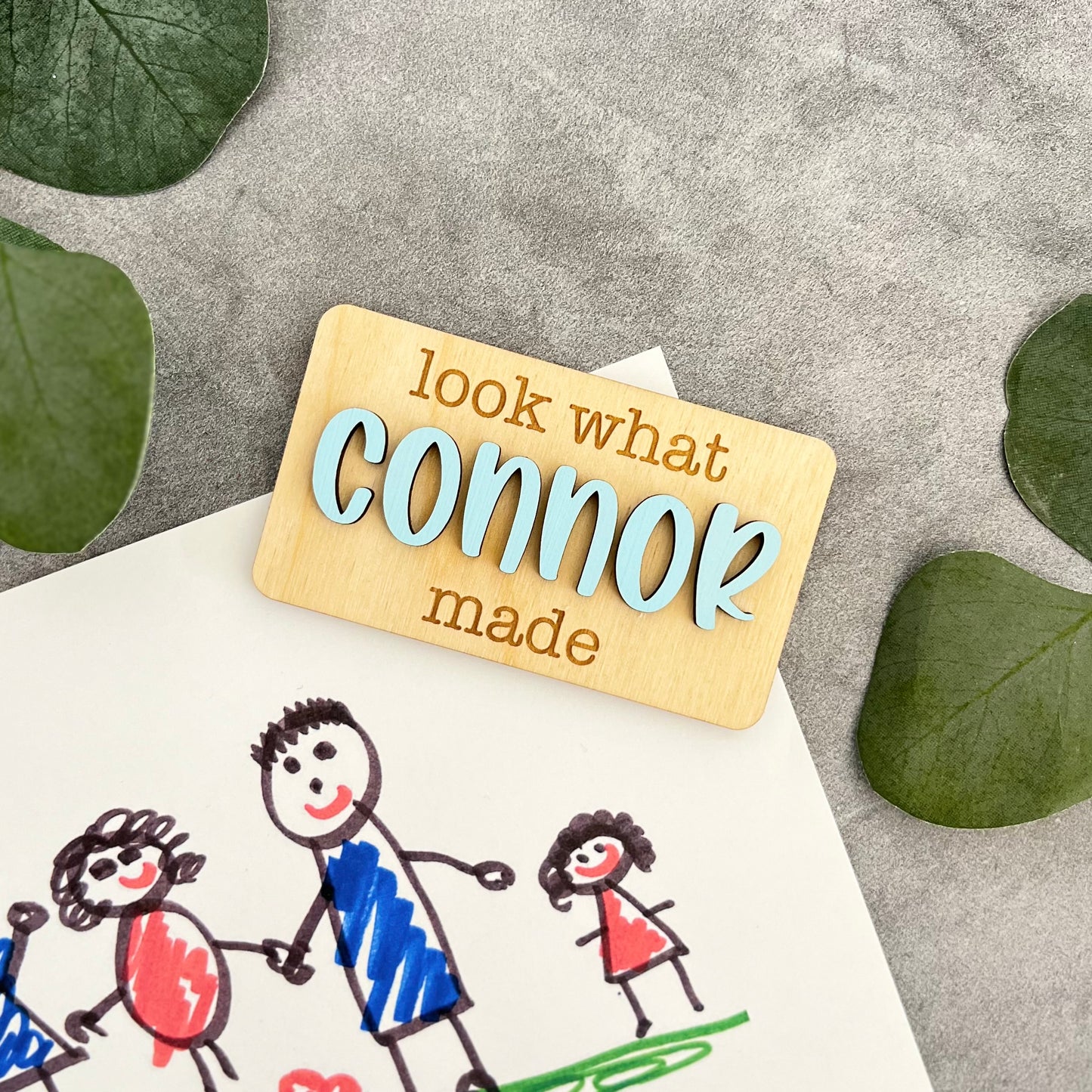 Personalized 'Look What I Made' Magnet