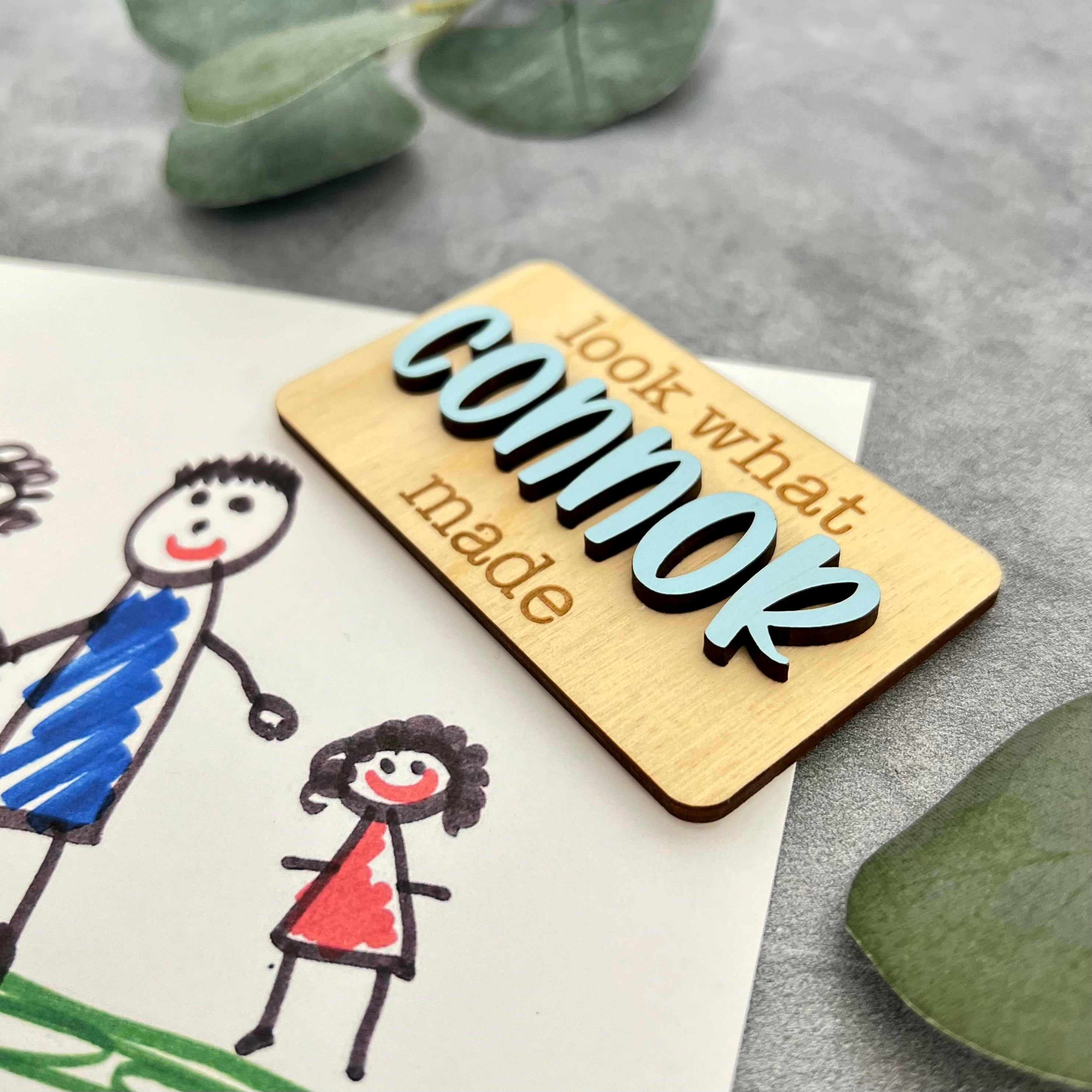 Personalized 'Look What I Made' Magnet