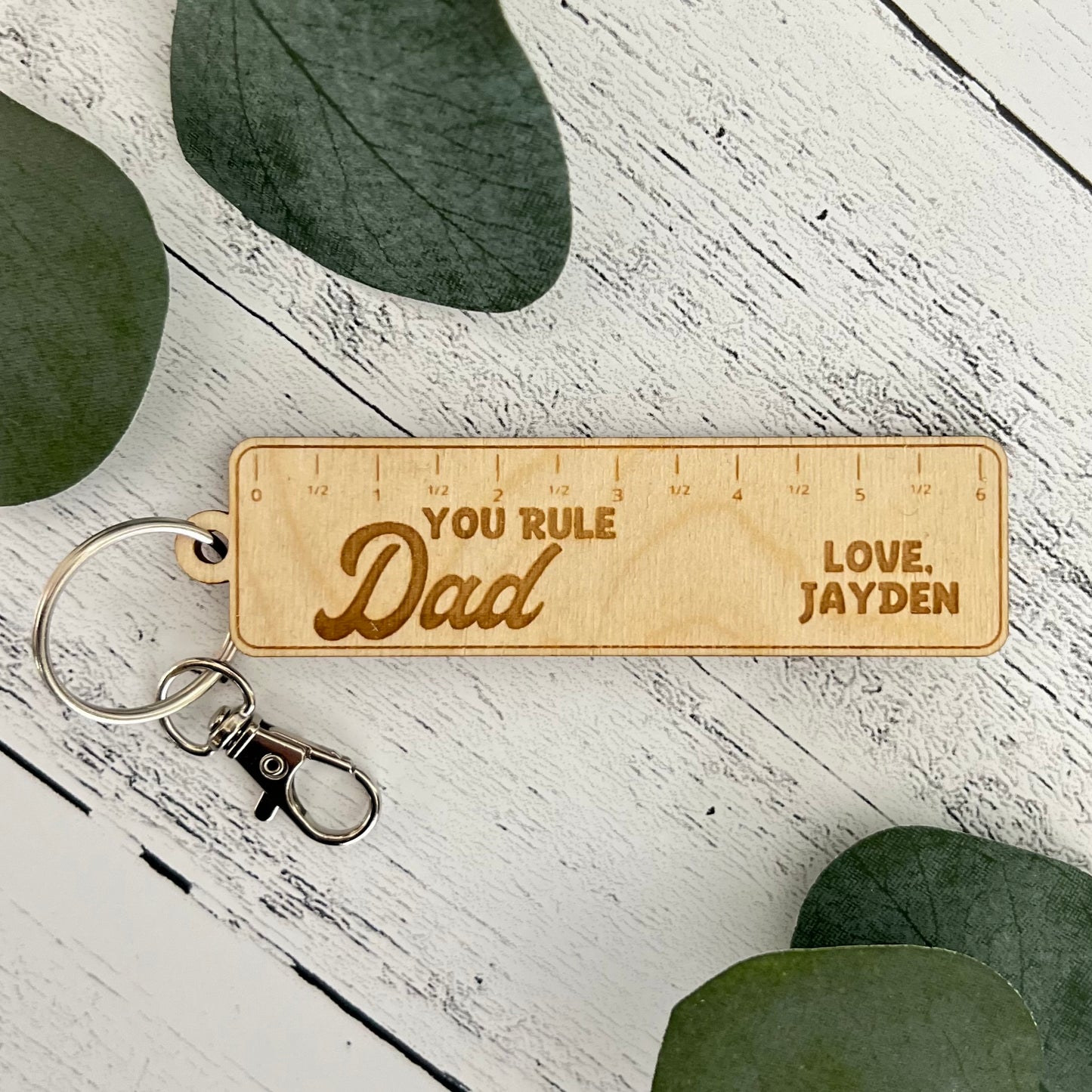 Father's Day Keychain | You Rule Dad