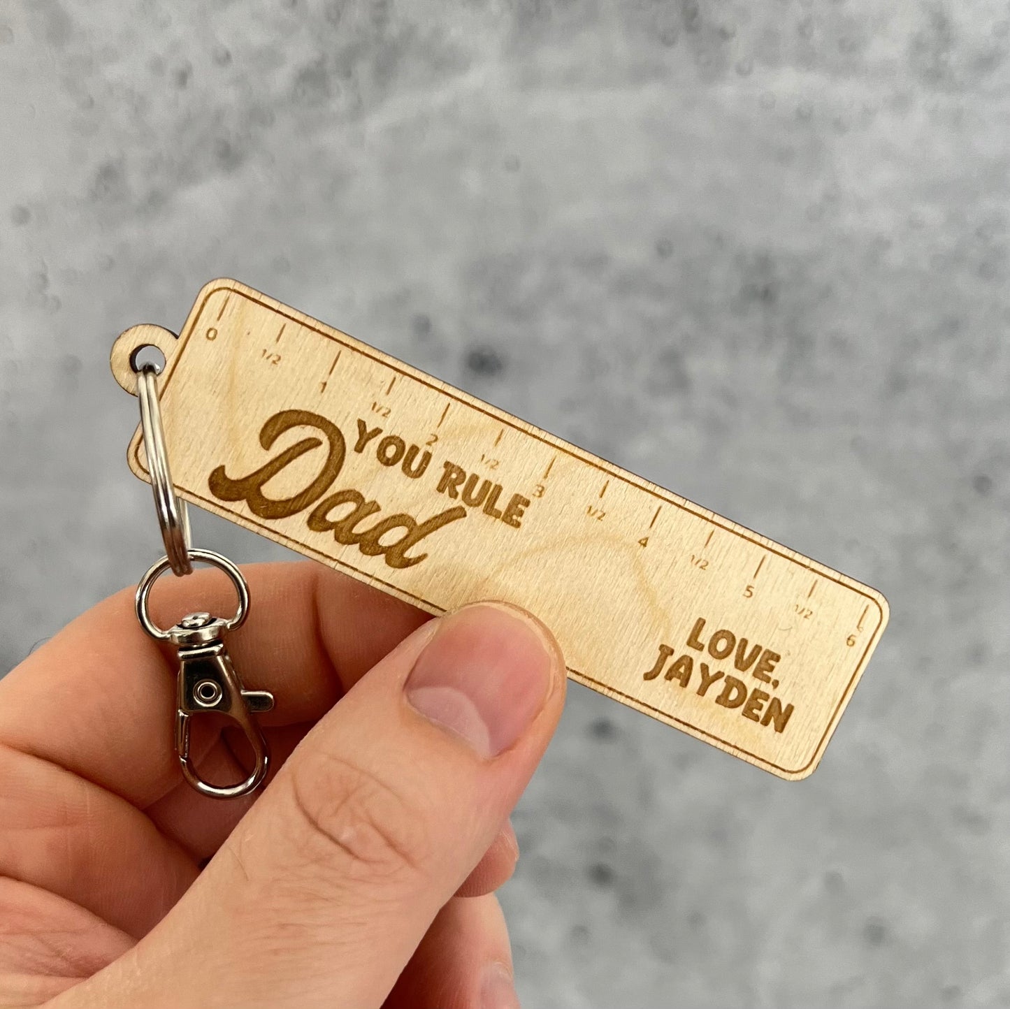 Father's Day Keychain | You Rule Dad