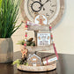 Gingerbread Themed Wooden Bead Garland