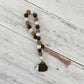 Coffee Themed Wooden Bead Garland