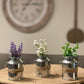 Mini Galvanized Metal Milk Can Floral Arrangement