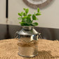 Mini Galvanized Metal Milk Can Floral Arrangement