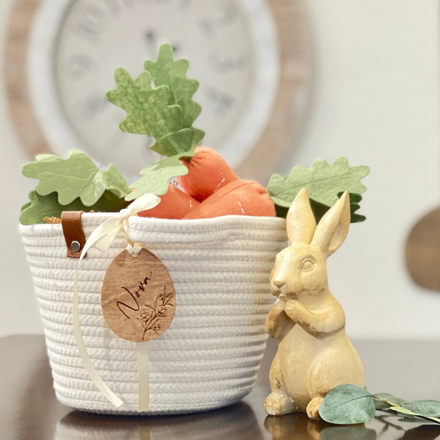 Easter Basket Tag - Egg Shaped Tag