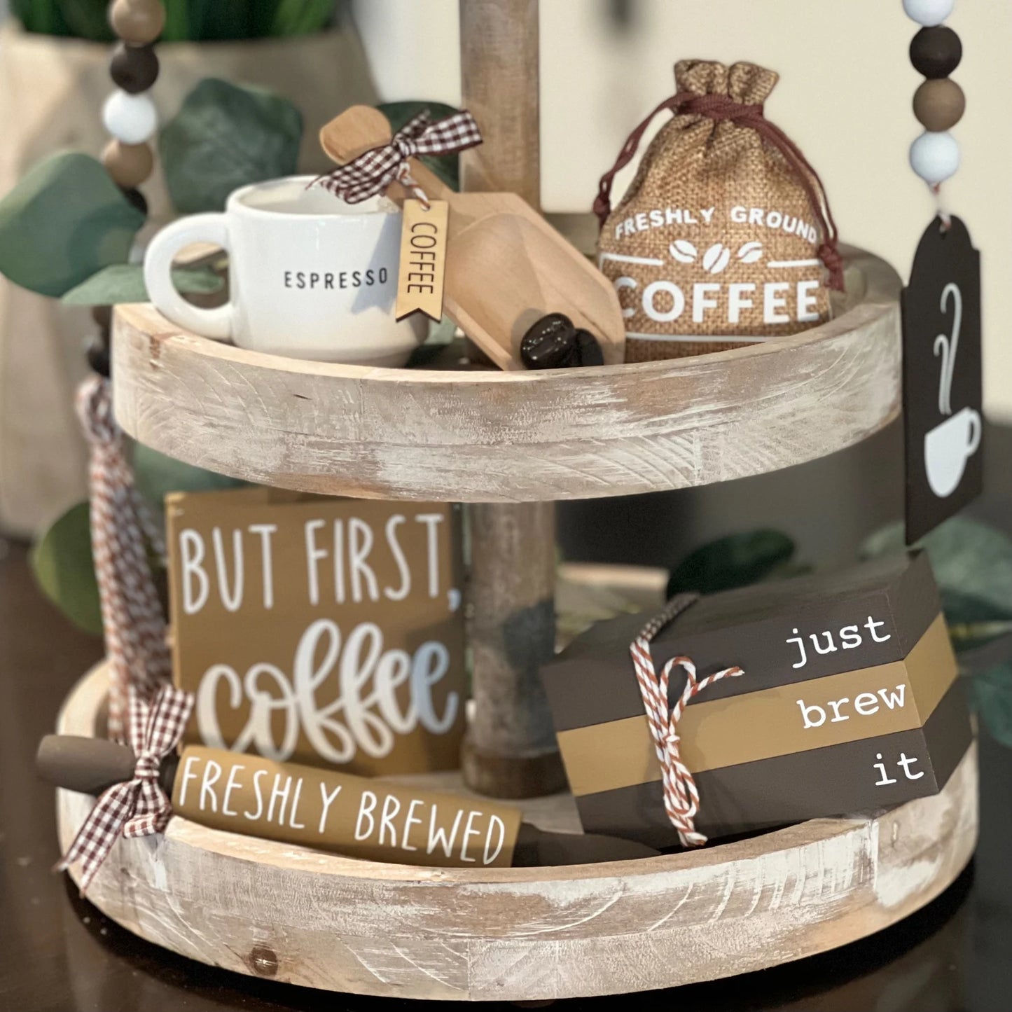 Mini Burlap Coffee Bag
