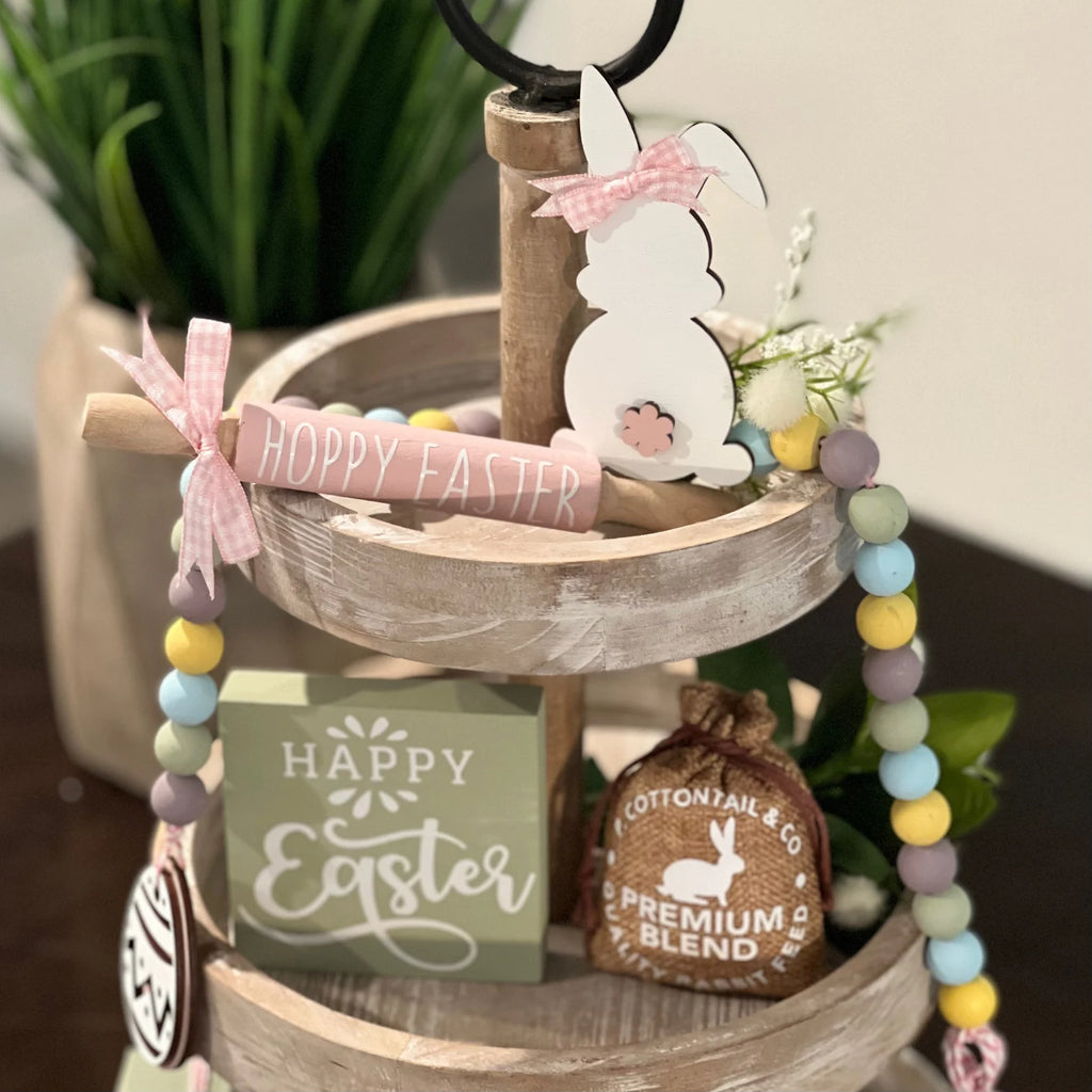 Mini Burlap Rabbit Feed Bag